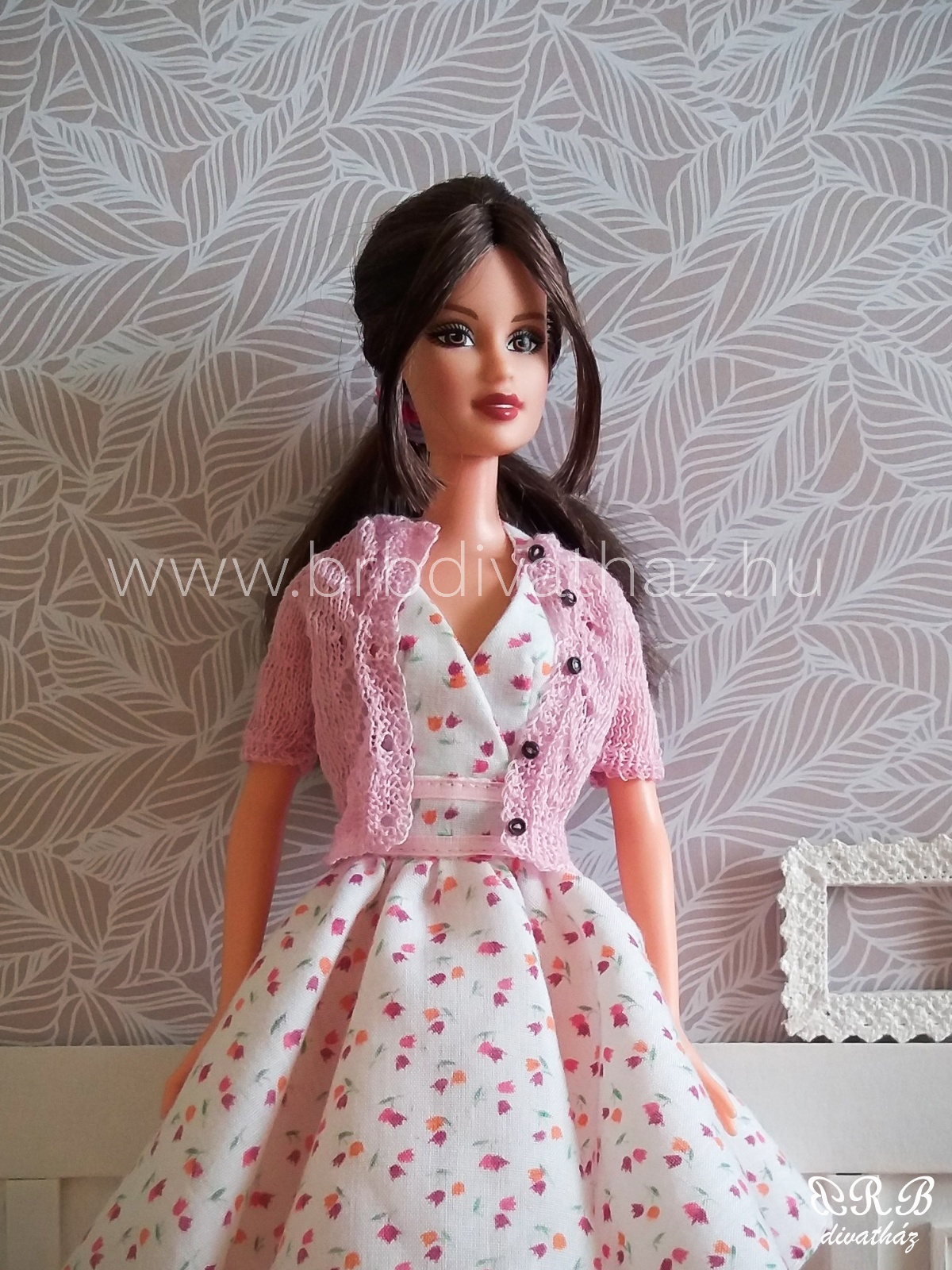 Barbie kézzel kötött kardigán Poppy Parker kézzel kötött kardigán BRB divatház